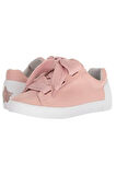 Ash Nina Pembe Deri Sneaker Düz Taban Kadın Ayakkabı 