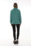 Luvmabelly MYRA4281 Fermuarlı Hamile Sweatshirt -Y