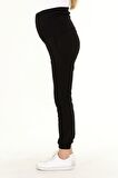 Luvmabelly MYRA8090 - Siyah Hamile Jogger Eşofman