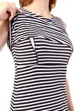 Luvmabelly MYRA5552 - Emzirme Elbise Kolsuz Yırtma
