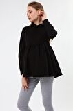 Luvmabelly MYRA4531 Büzgülü Fermuarlı Emzirme Swea
