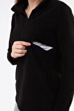 Luvmabelly MYRA4550 Fermuarlı Emzirme Sweatshirt -