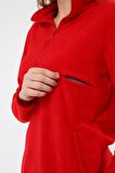 Luvmabelly MYRA4553 Fermuarlı Emzirme Sweatshirt -