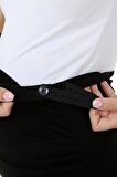 Luvmabelly MYRA9040 Beli Ayarlanabilir Hamile Etek -Siyah