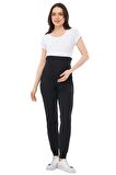Luvmabelly MYRA8095 Beli Ayarlanabilir Hamile Jogger Pantolon