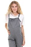 Luvmabelly MYRA6106 - Füme Hamile Salopet