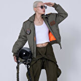YAKALI Pilot Montu Haki Kumaş SYK88_H