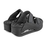 Muya Orthopedix Eos Air Max Tabanlı Çift Cırtlı Kadın Terlik 33202