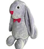 Uyku Arkadaşım PAPYONLU Uzun Kulak Bunny Peluş Tavşan 65 cm