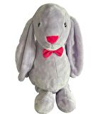 Uyku Arkadaşım PAPYONLU Uzun Kulak Bunny Peluş Tavşan 65 cm