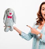 Uyku Arkadaşım PAPYONLU Uzun Kulak Bunny Peluş Tavşan 65 cm