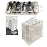 Ayakkabı SAKLAMA ve TAŞIMA Çantası (Çizgili Model) Shoe Tote