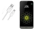 LG G5 Şarj Data Kablosu Beyaz