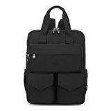 Büyük Boy Krinkıl Kumaş Sırt Çantası Smart Bags 1175