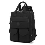 Büyük Boy Krinkıl Kumaş Sırt Çantası Smart Bags 1175