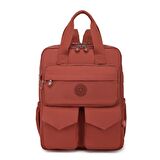 Büyük Boy Krinkıl Kumaş Sırt Çantası Smart Bags 1175