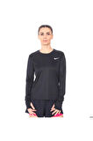 Miler Top Ls Kadın Siyah Koşu Uzun Kollu Tişört Aj8128-010