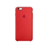 iPhone 6s Silikon Kılıf (MKY32ZM/A) - Kırmızı