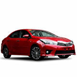 Toyota Corolla 2012 - 2018 Marşpiyel Plastik Boyasız