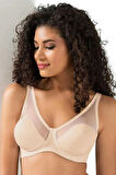 Kadın Siyah Toparlayıcı Tüllü ince Soft Sütyen 9200
