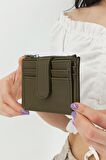 3+2 Minik Unisex Kartlık Cüzdan Yeşil TrCüzdanGp1424
