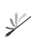 Flow 1.5M 60W Type-C to Lightning PD Hızlı Şarj Kablo - Siyah