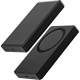 Energea AluPac 10K 10.000 mAh MagSafe Powerbank - Siyah
