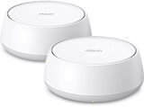 TP-LINK Deco BE25(2-pack), BE3600 Mbps, 2×2.5Gbps Portlar, 150 Cihaz, Dual-Band Wi-Fi 7 Mesh Sistemi