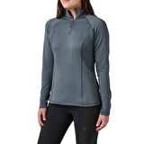 5.11 STRATOS 1/4 ZIP TURBULENCE GRI Kadın SHIRT