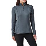 5.11 STRATOS 1/4 ZIP TURBULENCE GRI Kadın SHIRT