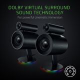 Razer Nommo Pro - THX Sertifikalı 2.1 Premium Oyun ve Ev Sineması Hoparlör Sistemi ‎RZ05-02470100-R371
