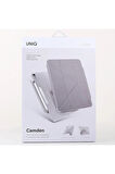 Uniq Camden iPad Air 4 10.9 Katlanabilir Tablet Kılıfı - Gri