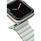 Uniq Revix Reversible Watch Ultra 49mm Manyetik Kordon - Pembe-Bej