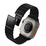 Uniq Strova Watch 42/44/45/46/49mm Çelik Kordon - Siyah