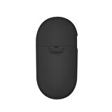 Uniq Nexo AirPods 4 (4.Nesil) Silikon Kılıf - Siyah