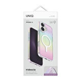 Uniq Iridescia iPhone 16 MagSafe Rainbow Kılıf - Şeffaf