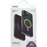 Uniq Iridescia iPhone 16 Pro MagSafe Rainbow Kılıf - Siyah