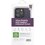 Uniq Iridescia iPhone 16 Pro MagSafe Rainbow Kılıf - Siyah