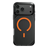 Uniq Combat Active iPhone 17 Pro MagSafe Kılıf - Siyah-Turuncu