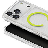 Uniq Combat Active iPhone 17 Pro MagSafe Kılıf - Fosforlu Yeşil