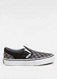 Vans Siyah - Gri Kız Çocuk Yürüyüş Ayakkabısı VN000ZBUEO01-UY Classic Slip-On