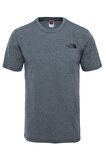 The Northface Erkek S/S Simple Dome Gri Tee T92Tx5Jbv Gri-M