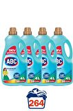 ABC Renkliler İçin Sıvı Deterjan 4x4 lt 66 Yıkama 
