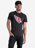 New Era Bisiklet Yaka Normal Kalıp DüzSiyah Erkek T-Shirt - NE96196FA14 Team Logo Tee Aricar