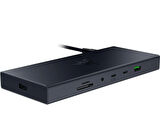 Razer Dock Siyah - USB 4 (14 Bağlantılı, Çift Ekran Destekli)