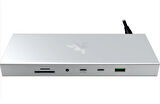 Razer Dock Mercury - USB 4 (14 Bağlantılı, Çift Ekran Destekli)