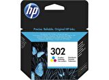 HP F6U65AE (302) ÜÇ RENKLİ MÜREKKEP KARTUŞ