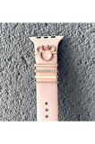 Apple Watch Uyumlu Kordon Aksesuarı Charm Set Rose Gold