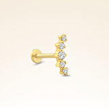 0,06 Karat Pırlanta Taşlı Helix Piercing