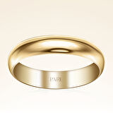 Klasik Kalın Bombeli 4 mm Kadın Alyans